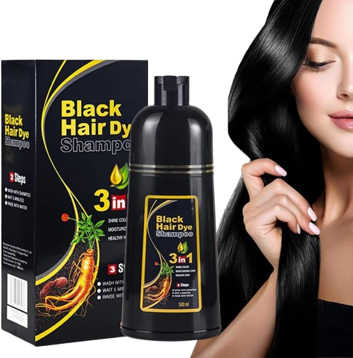 Champú Black Hair Dry para canas